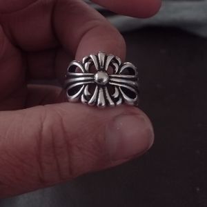 Vintage Designer "Chrome Hearts" 925-Sterling Silver Ring